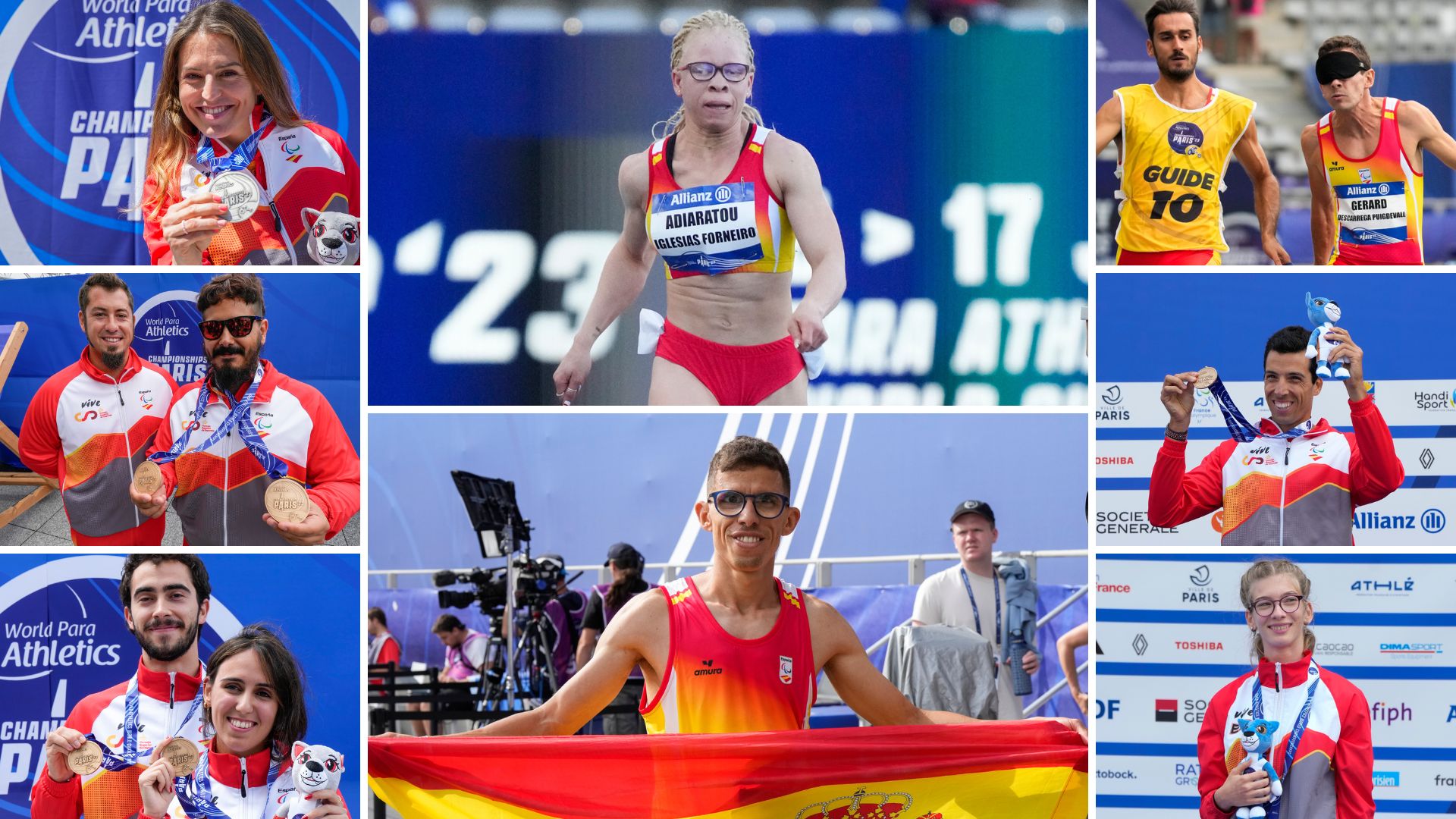 España cierra el Mundial de atletismo en París con 11 medallas