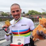 Sergio Garrote retiene el maillot arcoíris en la contrarreloj en handbike