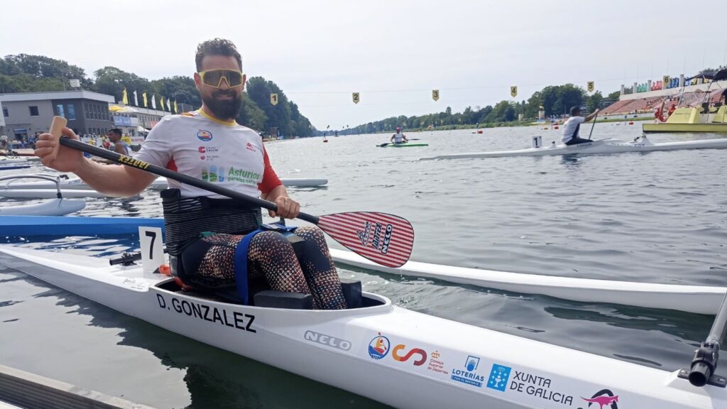 David Mella, subcampeón del mundo en canoa VL1