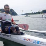 David Mella, subcampeón del mundo en canoa VL1