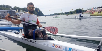 David Mella, subcampeón del mundo en canoa VL1