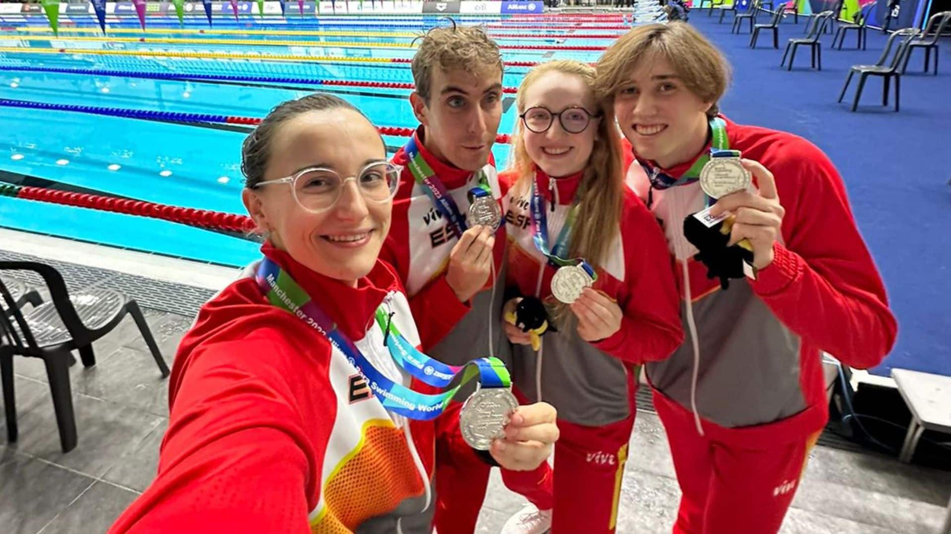Tres platas y un bronce en la penúltima jornada del Mundial de natación