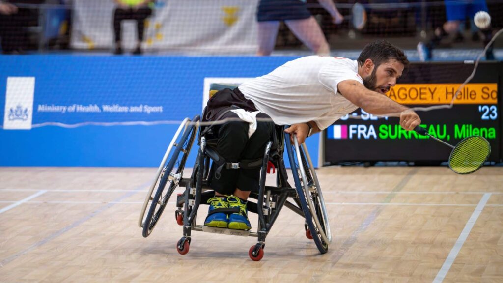 Paco Motero, campeón de Europa de dobles en bádminton