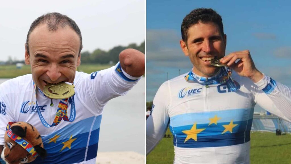 Ricardo Ten y Damián Ramos se visten de oro en el Europeo de ciclismo