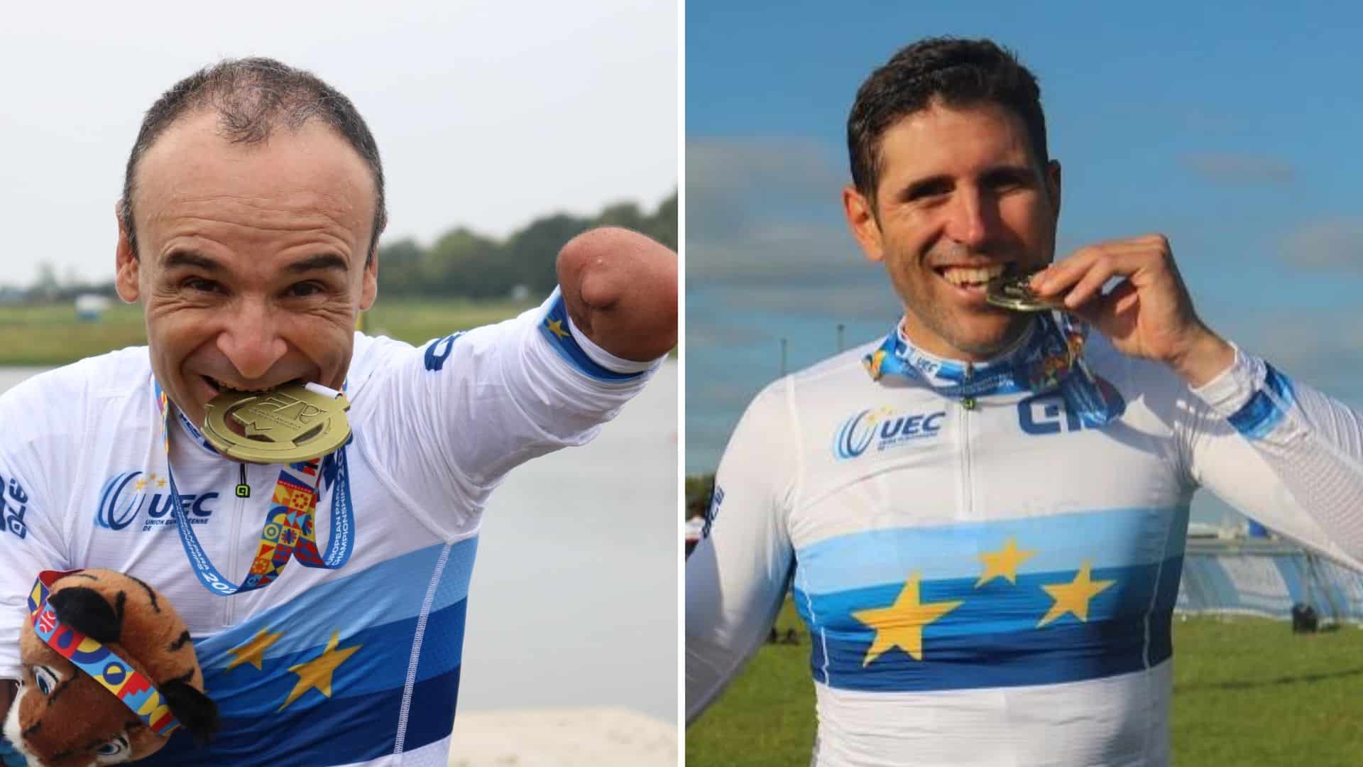 Ricardo Ten y Damián Ramos se visten de oro en el Europeo de ciclismo