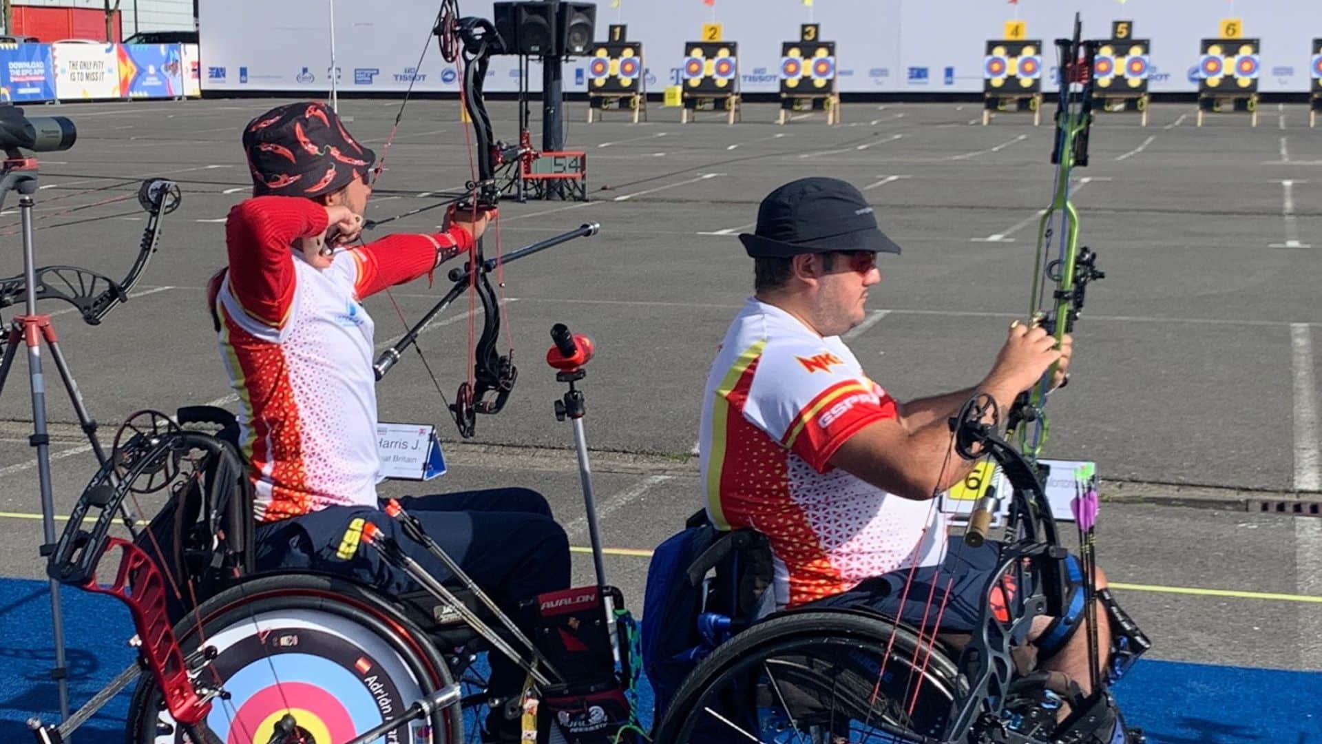 El tiro con arco español lanza flechas de plata en el Europeo