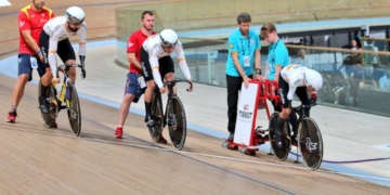 Ten, Jaramillo y Cabello pedalean hasta el bronce en el Mundial