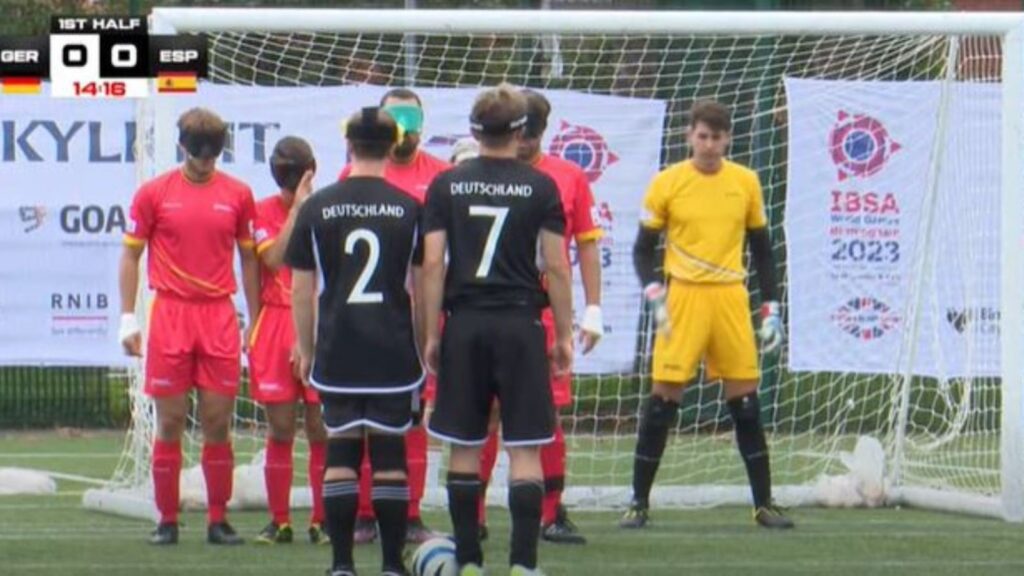 La nueva España de fútbol para ciegos sigue lejos de la élite mundial