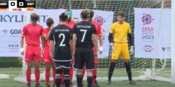 La nueva España de fútbol para ciegos sigue lejos de la élite mundial