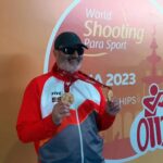 Ager Solabarrieta, bicampeón del mundo en carabina para ciegos