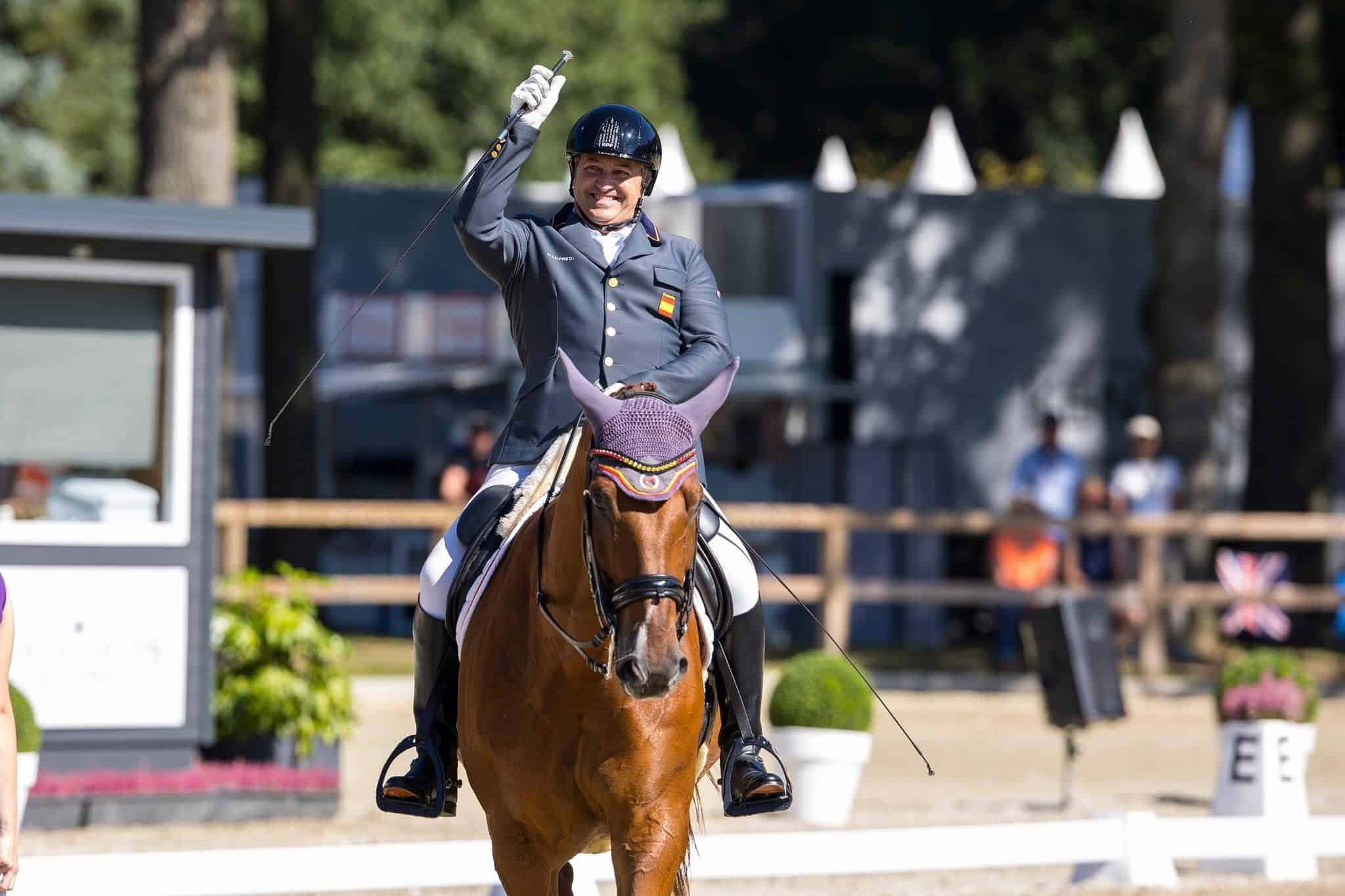 La doma adaptada española deja buenas sensaciones en el Europeo