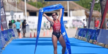 Tres medallas para el triatlón español en la Copa del Mundo de Alhandra