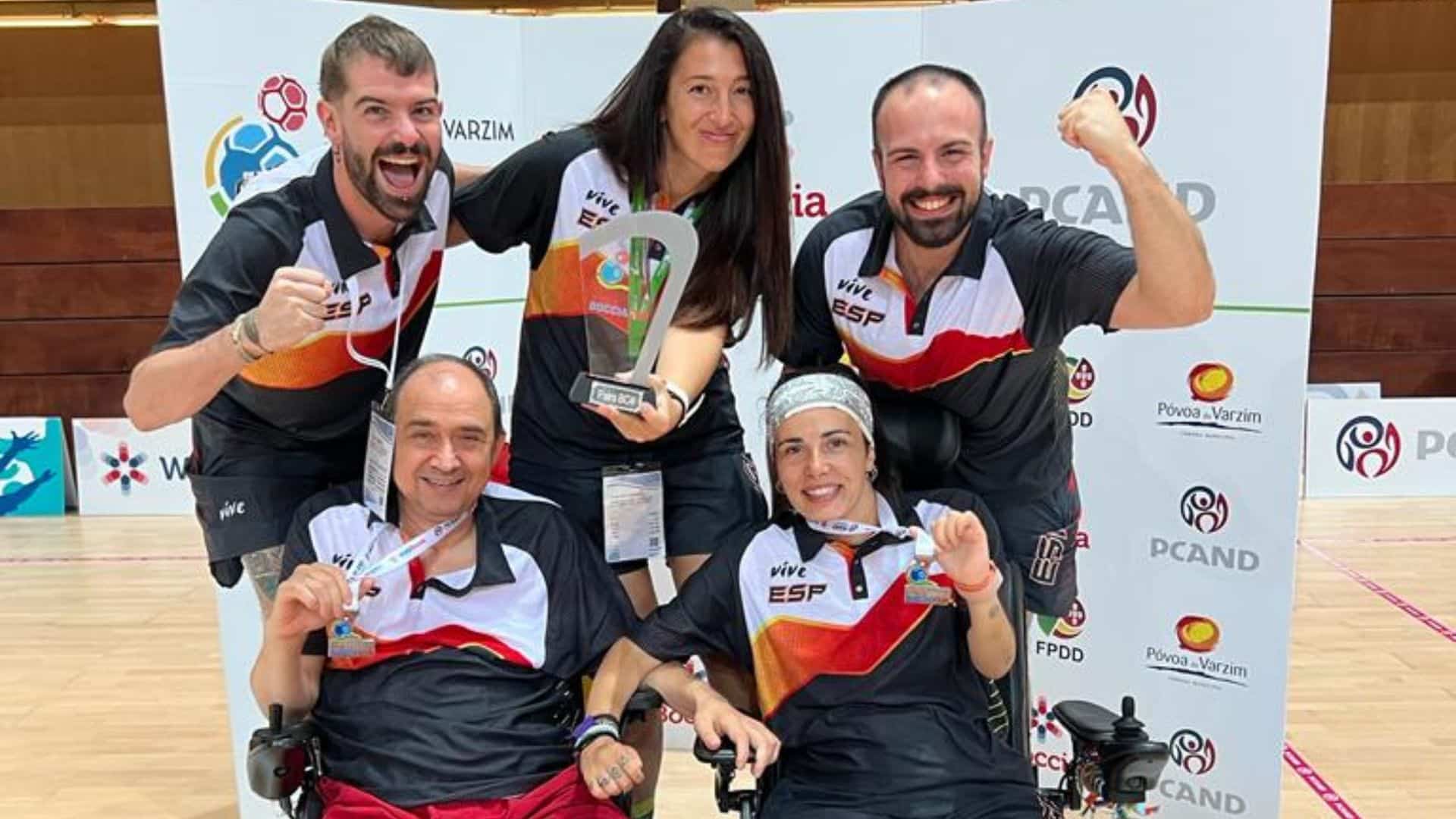 Vasile Agache y Sara Aller, plata por parejas en la Copa del Mundo de boccia