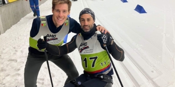 Higinio Rivero y Nil Riudavets se abren paso sobre la nieve
