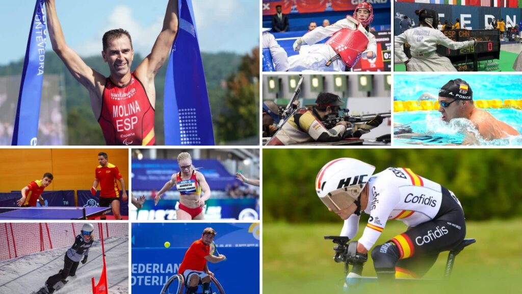 El deporte paralímpico español, imparable hacia París 2024 tras otro año de éxitos