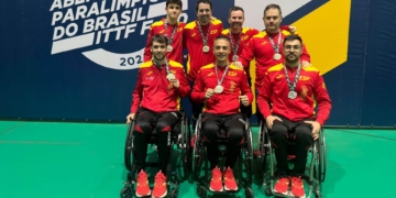 Broche dorado del tenis de mesa español en el Open de Brasil