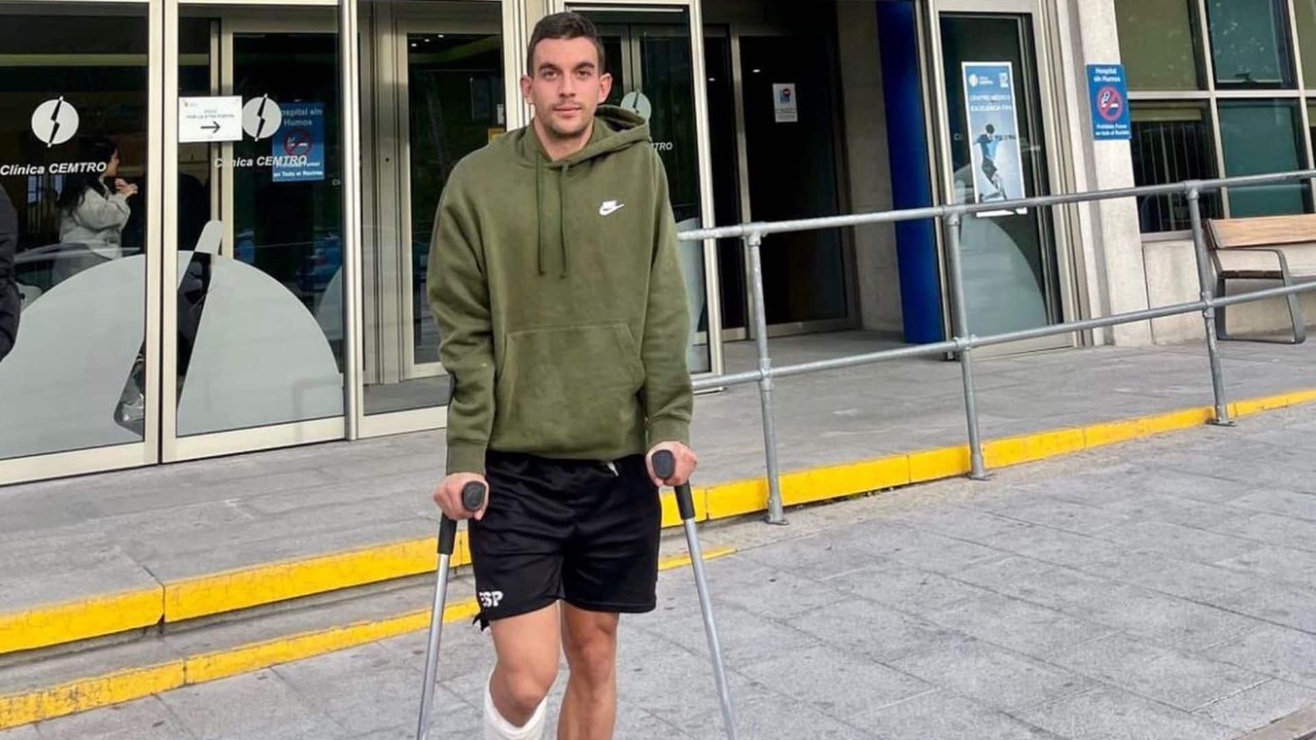 Gerard Descarrega, operado con éxito del tendón de Aquiles