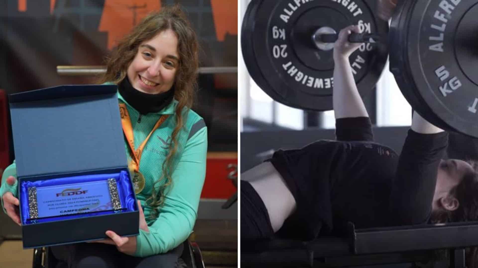 Loida Zabala vuelve a competir en plena lucha contra el cáncer