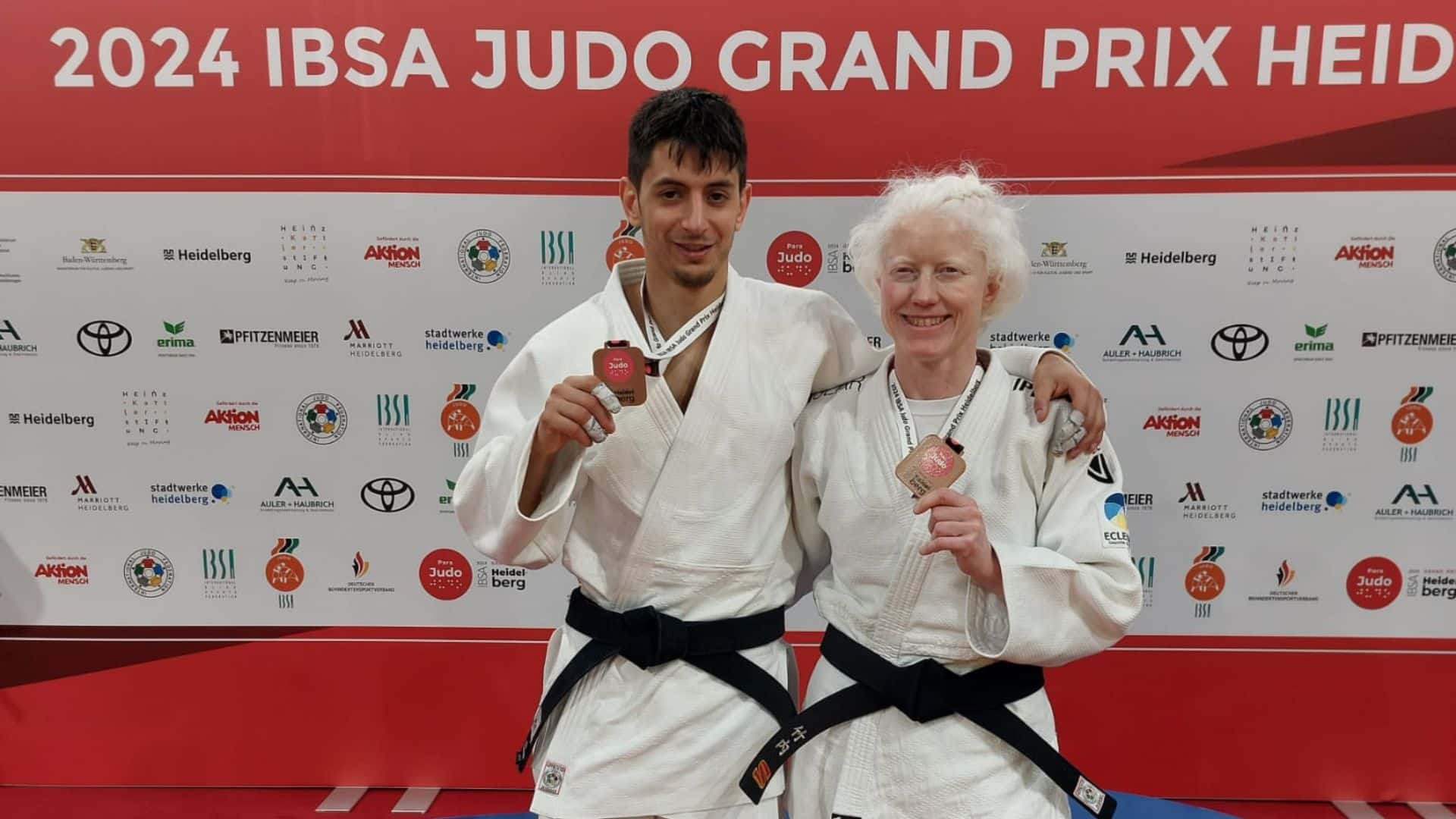 Bronces de Marta Arce y Daniel Gavilán en el Grand Prix de Heidelberg