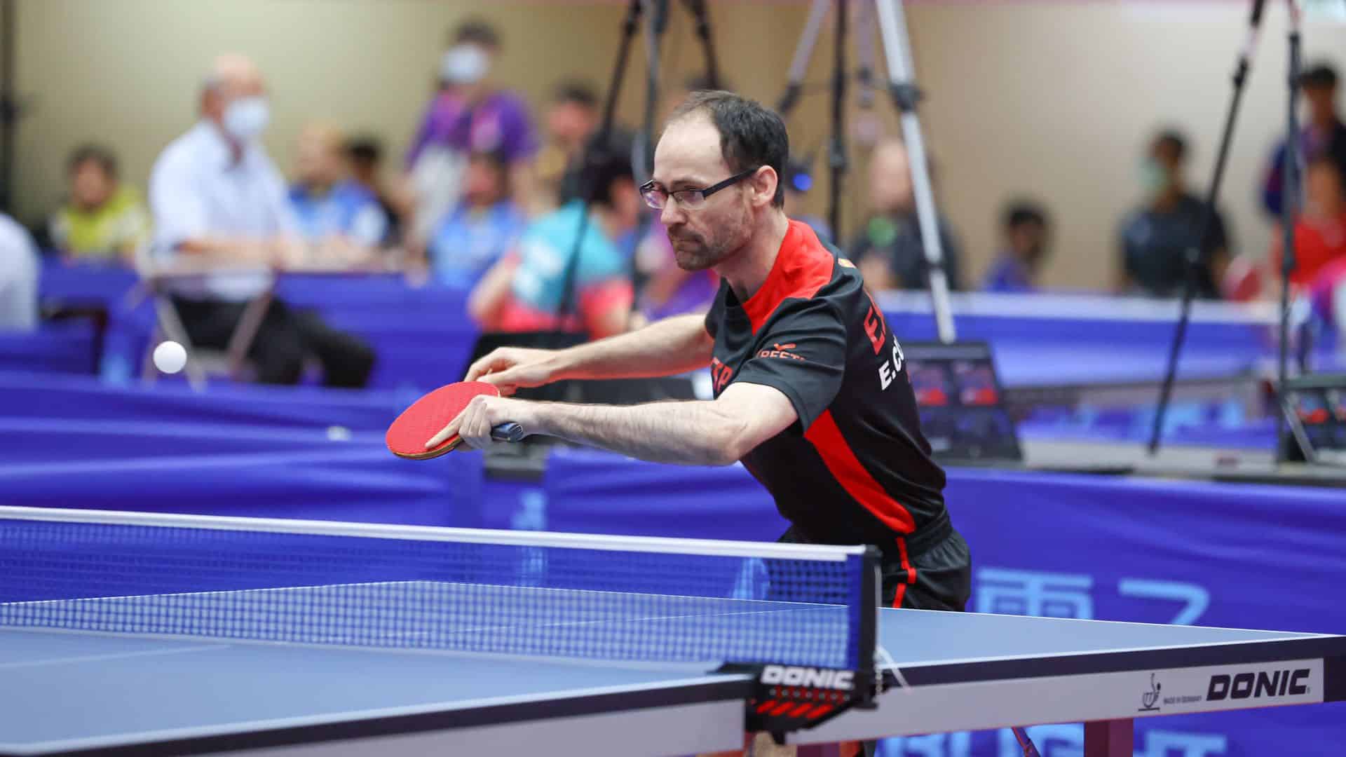 Bronce de Eduardo Cuesta en el Open de Lignano de tenis de mesa