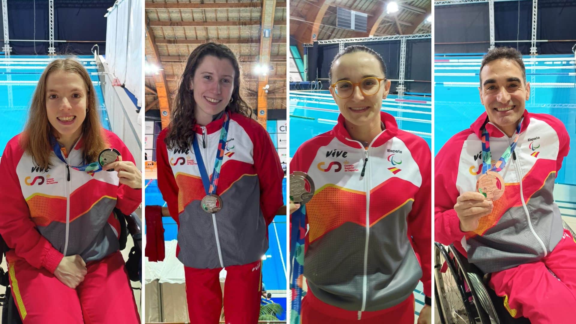 Tres platas y un bronce para inaugurar el Europeo de natación