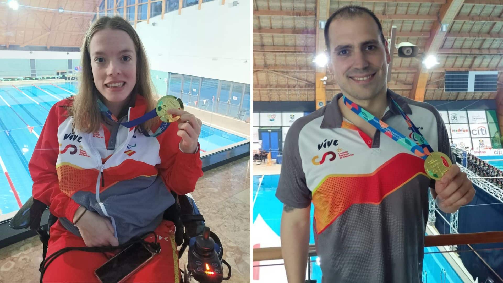 Oros de Marta Fernández y Toni Ponce en una tarde con ocho metales