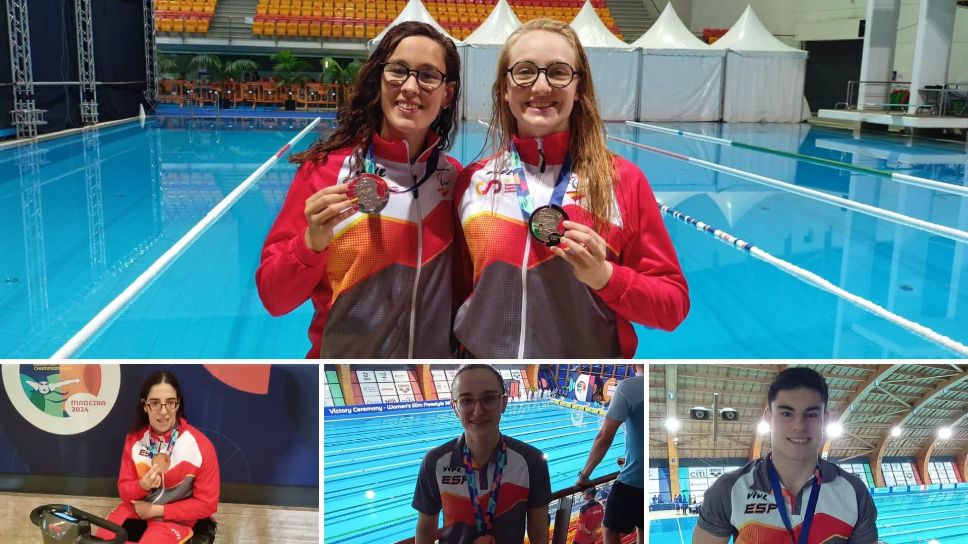 Oros de Marta Fernández y Toni Ponce en una tarde con ocho metales