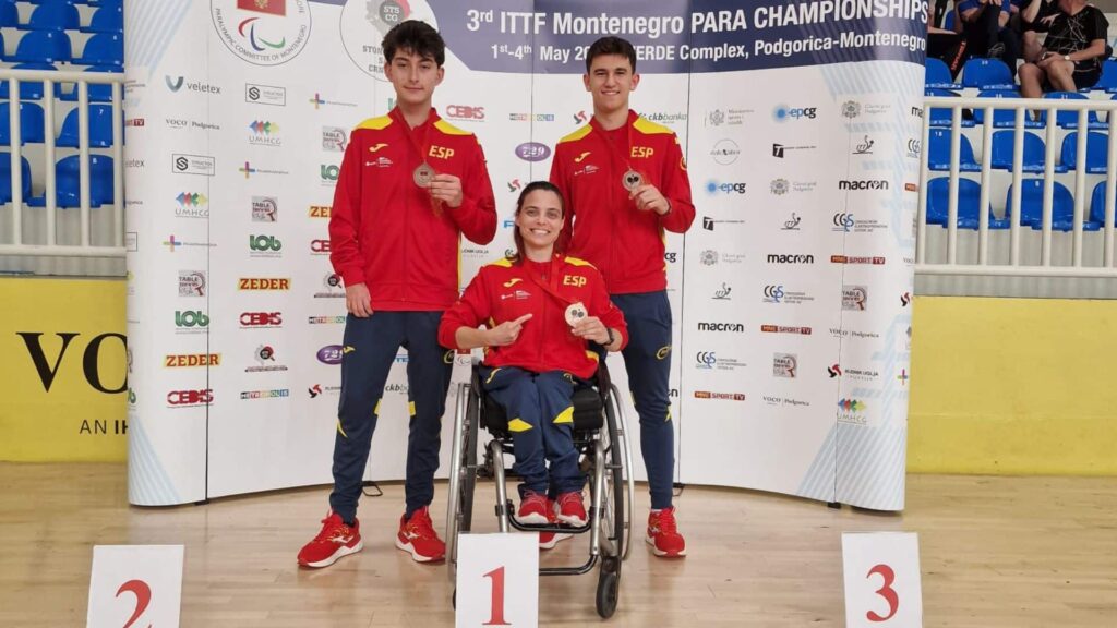 Bronces de Ander Cepas, Marlon López y Cris Rubio en el Open de Montenegro