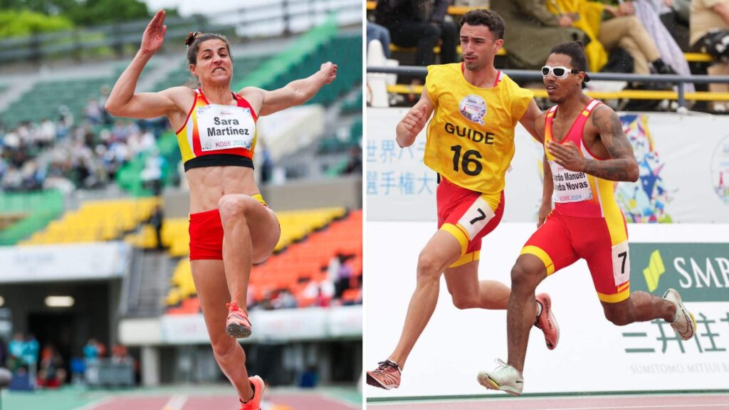 Platas de Sara Martínez y de Eduardo Uceda en el Mundial de atletismo