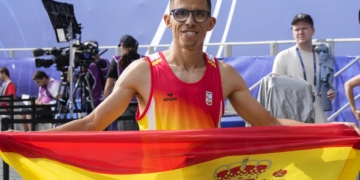 Yassine Ouhdadi, otra vez rey mundial de los 5.000 metros T13