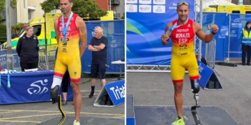 Plata de Dani Molina y bronce de Lionel Morales en Swansea