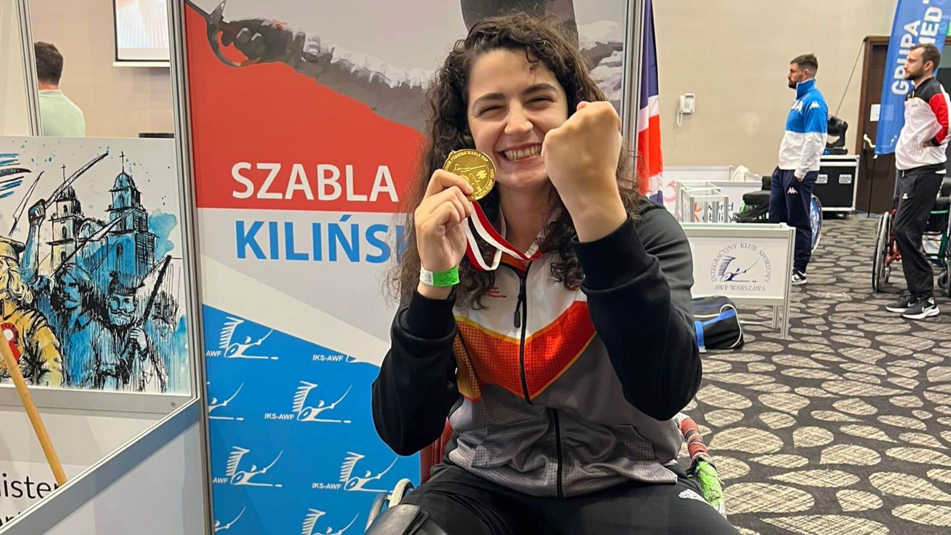 Oro en florete para Judith Rodríguez en la Copa del Mundo