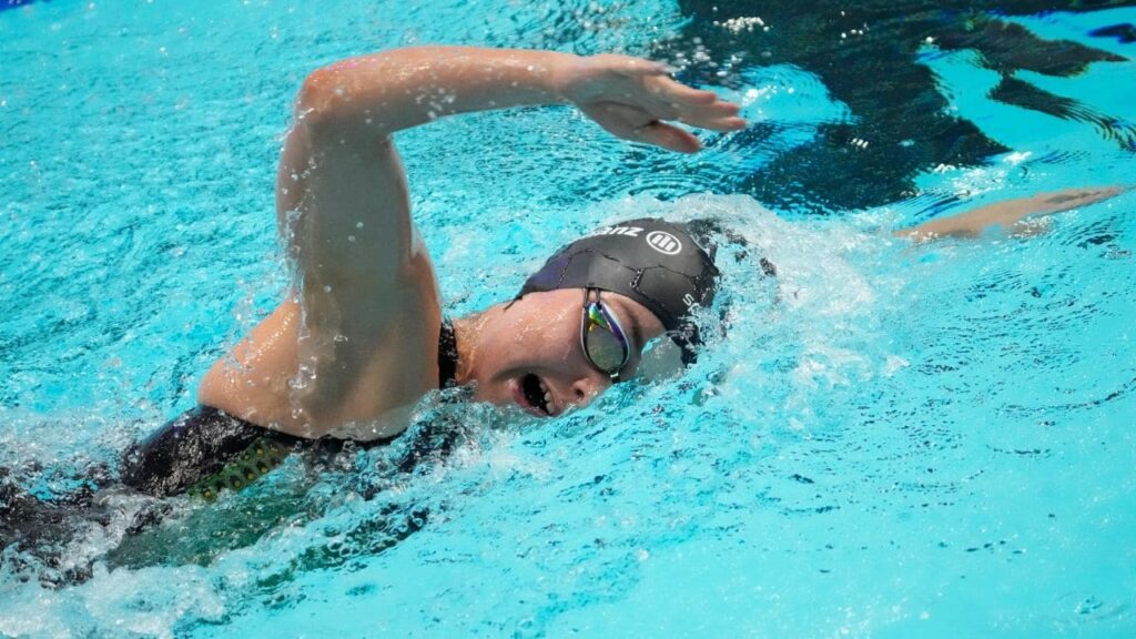 Beatriz Lérida, una brava nadadora, otro talento emergente en el agua