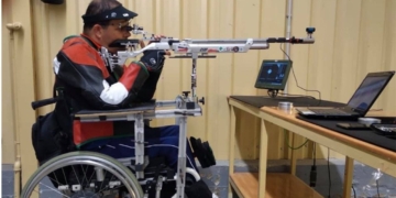 Fernando Michelena, precisión, temple y habilidad con la carabina