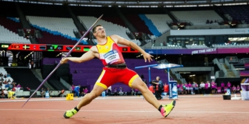 Héctor Cabrera atletismo paralímpico lanzamiento de jabalina