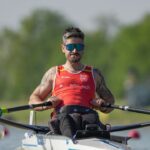 Javier García remo paralímpico