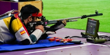 Juan Saavedra tiro paralímpico con carabina