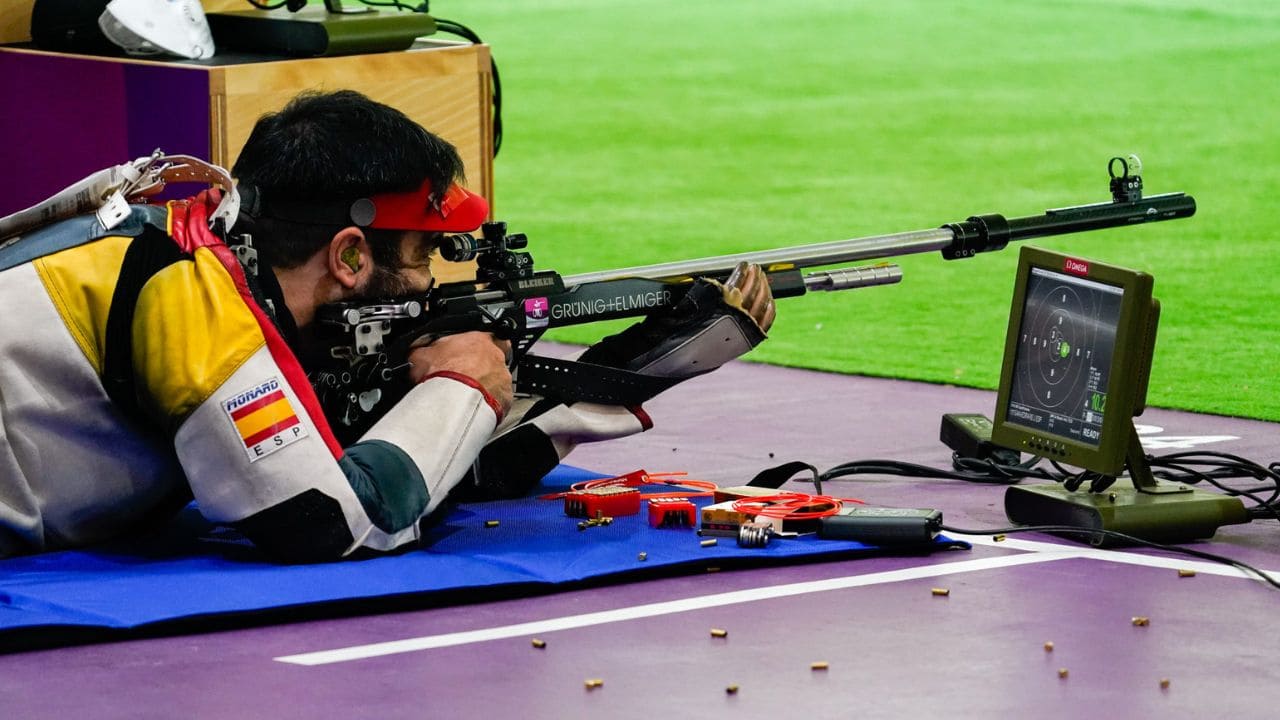 Juan Saavedra tiro paralímpico con carabina