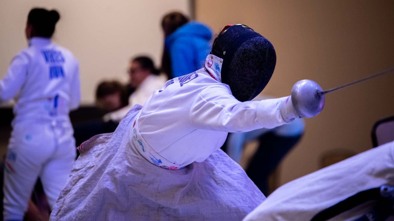 Judith Rodríguez esgrima en silla de ruedas