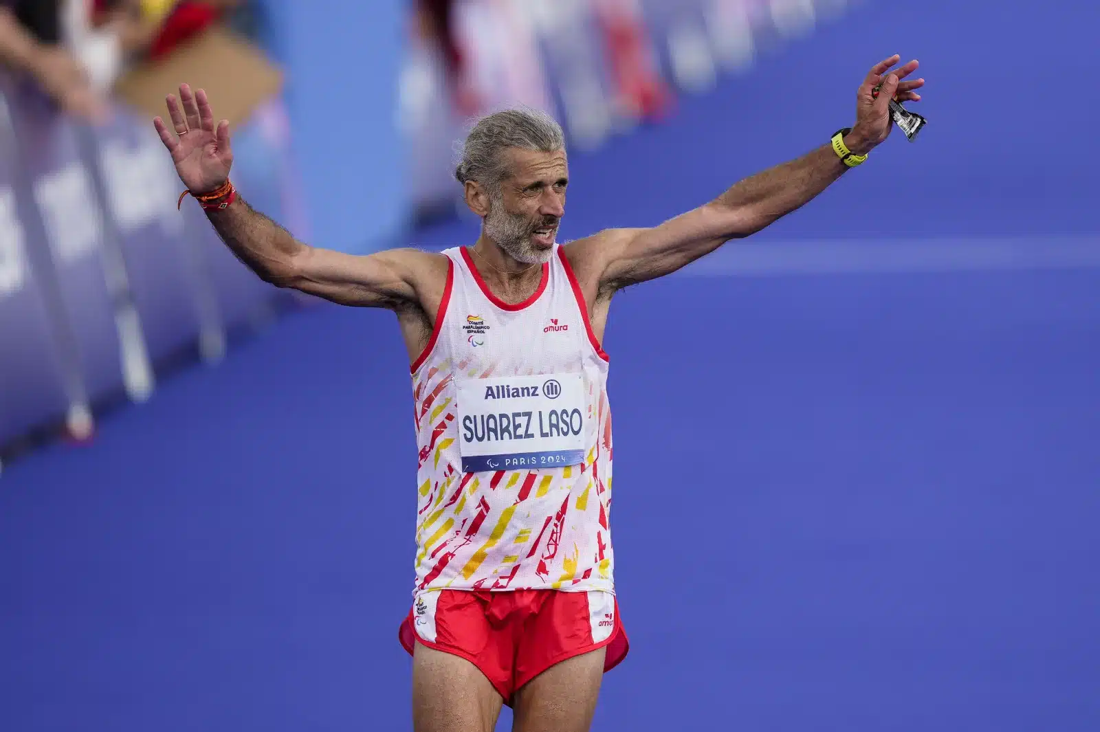 Alberto Suárez caza una plata en maratón en los Juegos de París