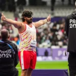 Álvaro del Amo, un discóbolo de bronce en el Stade de France