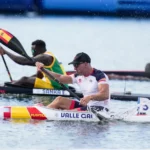 Una centésima aleja a Juan Valle del bronce en el canal de Vaires-sur-Marne