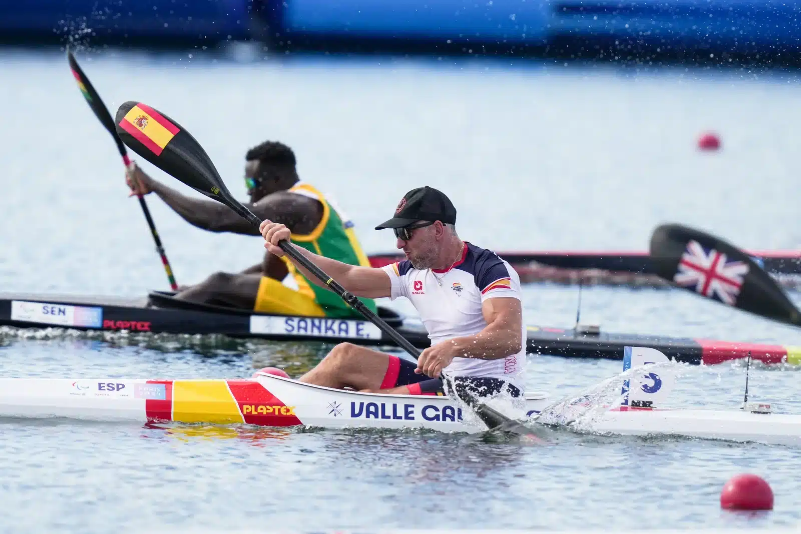 Una centésima aleja a Juan Valle del bronce en el canal de Vaires-sur-Marne
