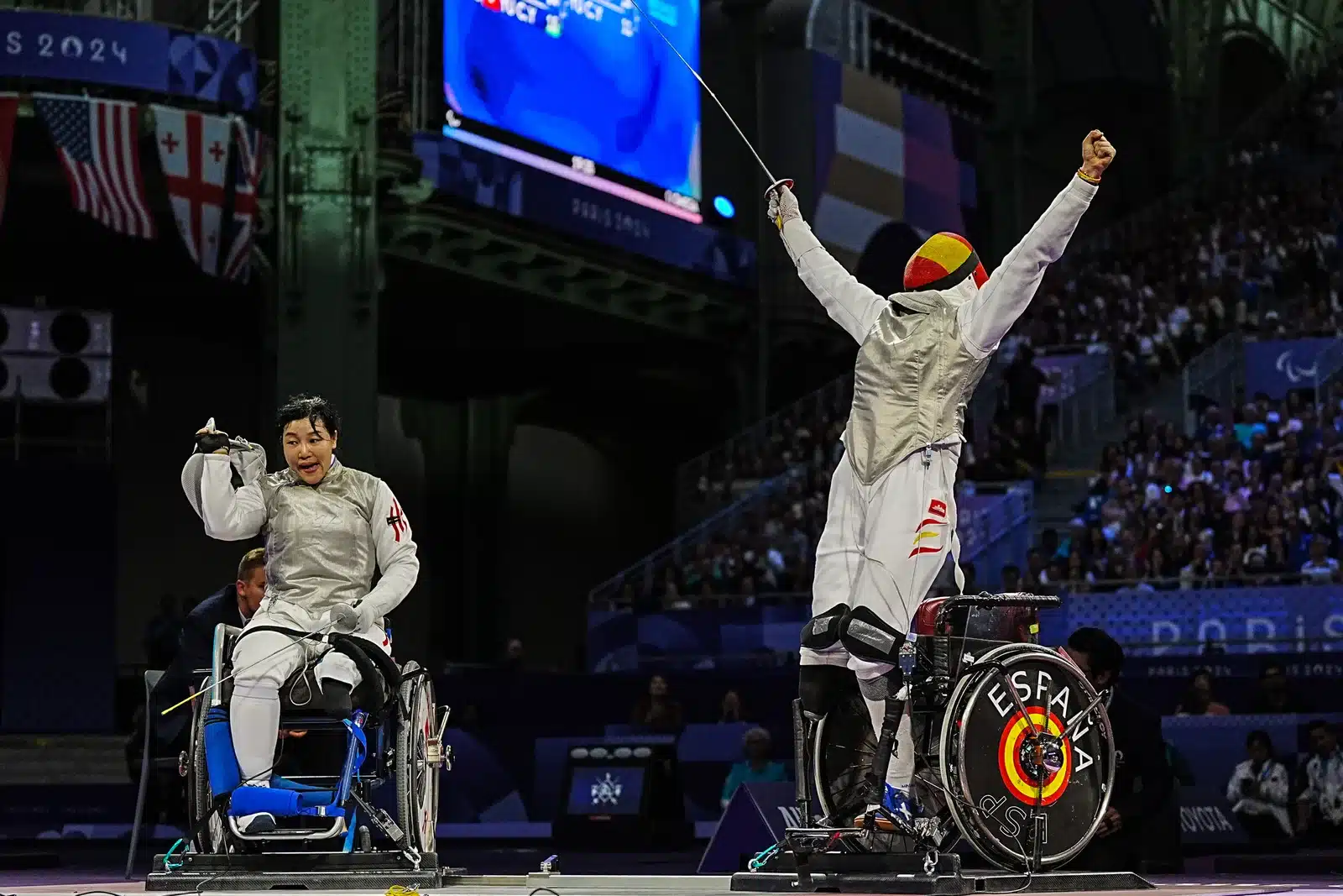 La mosquetera Judith Rodríguez, un ‘touché’ de bronce en el Grand Palais