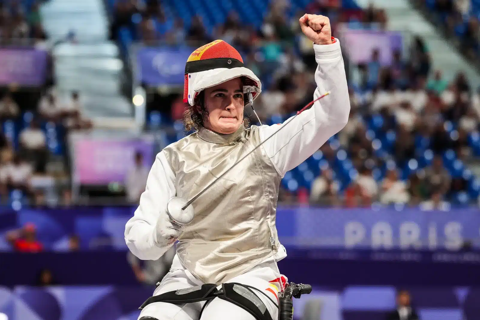 La mosquetera Judith Rodríguez, un ‘touché’ de bronce en el Grand Palais