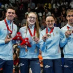 Bronce para el relevo español 4×100 libre mixto 49 puntos