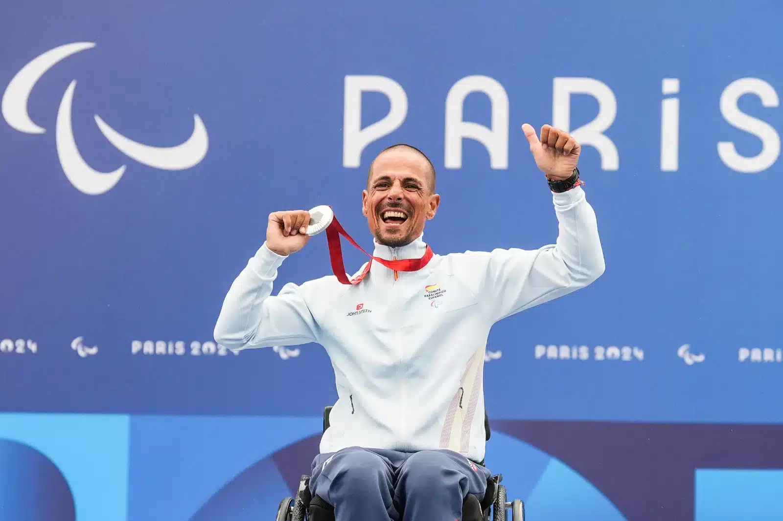 Sergio Garrote se cuelga la plata en la ruta con la handbike