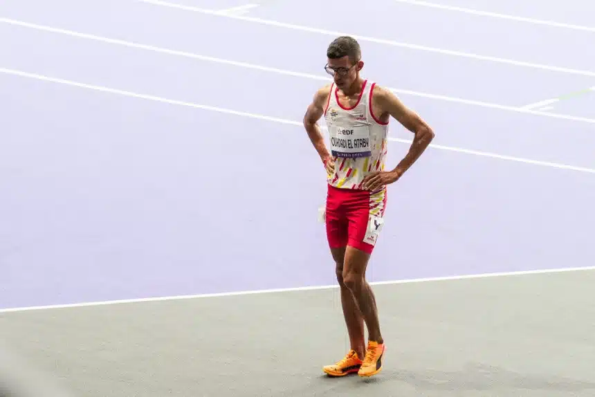 Yassine Ouhdadi, quinto en 1.500 metros y récord del mundo en T13