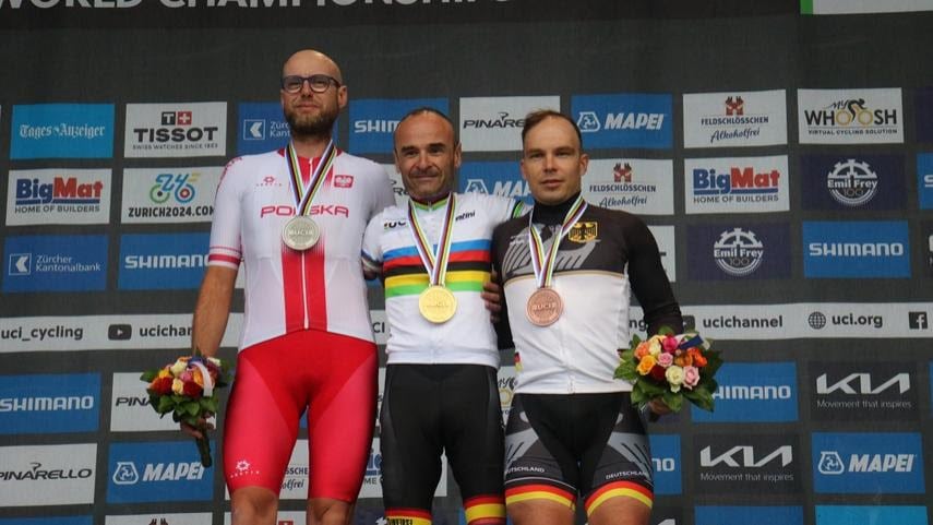 El ciclismo español cierra el Mundial con nueve medallas