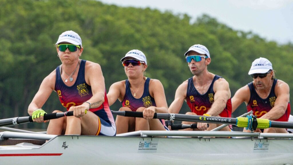 Séptimo puesto para el cuatro con timonel español en el Mundial de remo en Shanghái